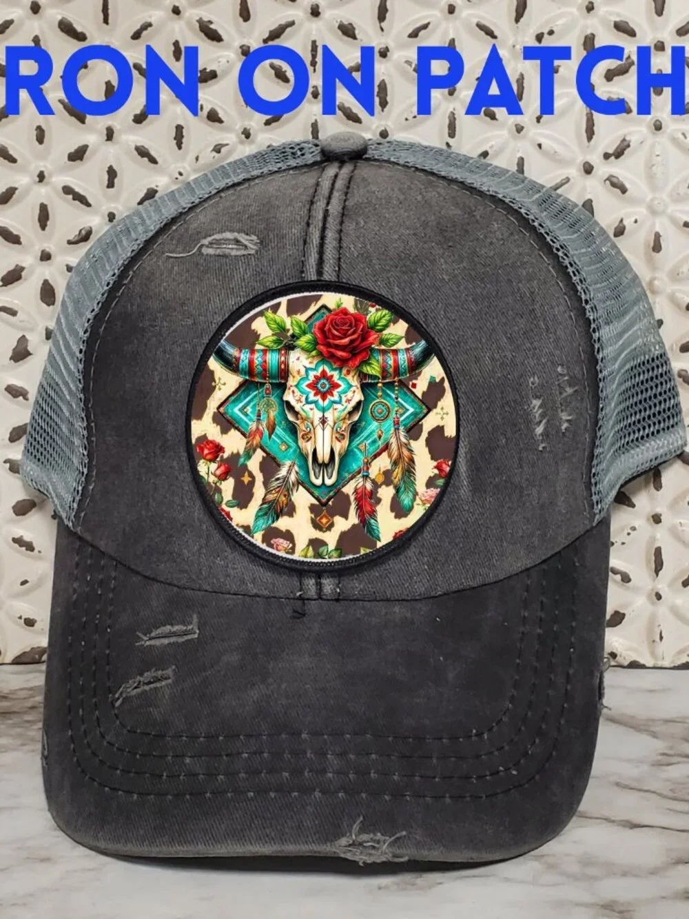 Western Iron on Patch